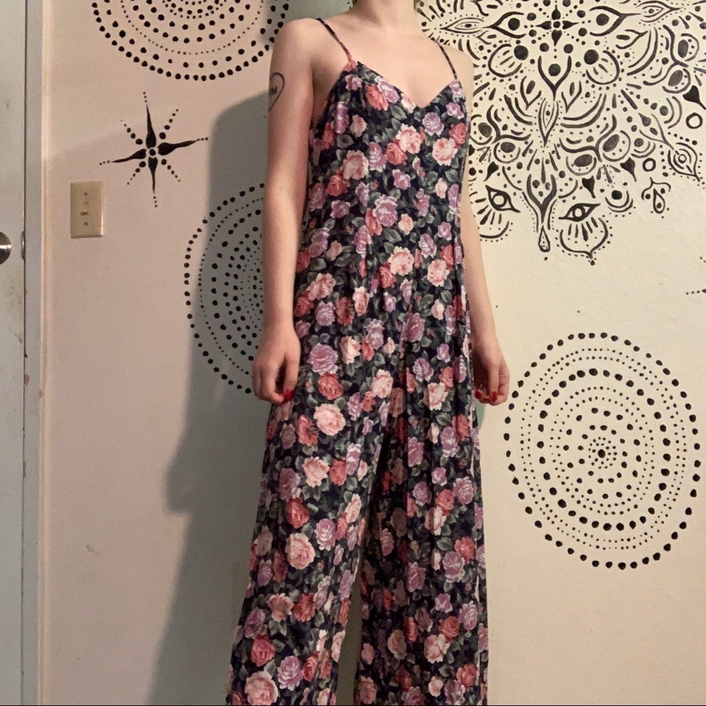 Vintage Floral Jumpsuit